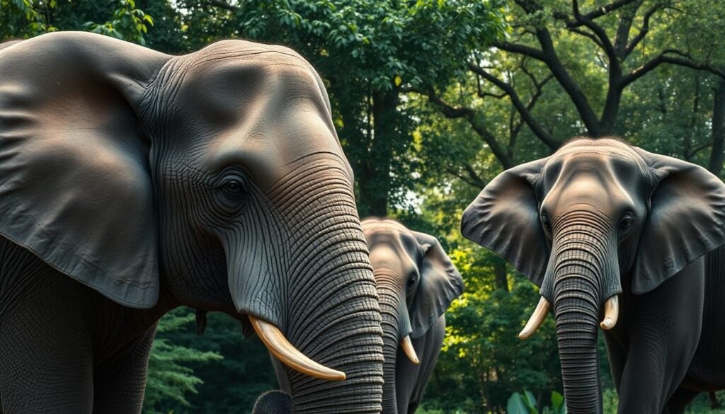 African vs. Asian Elephants Ear Flapping African vs. Asian Elephants Ear Flapping