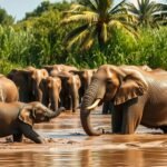 Why Elephants Love Mud Baths