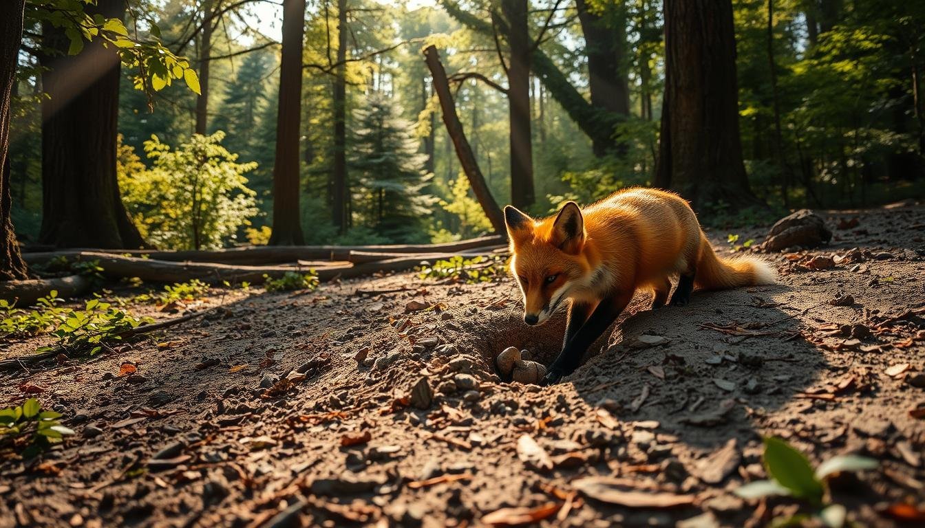 Why Do Foxes Bury Food Remains in Soil