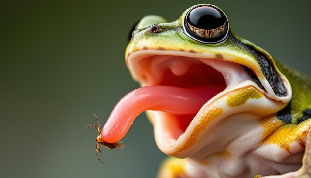 Why Frogs Use Their Tongues to Catch Insects