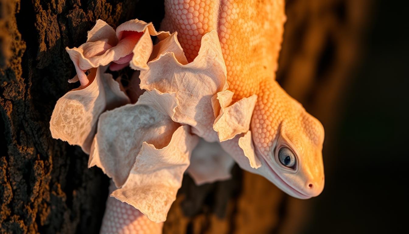 Why Geckos Shed Skin Periodically for Growth