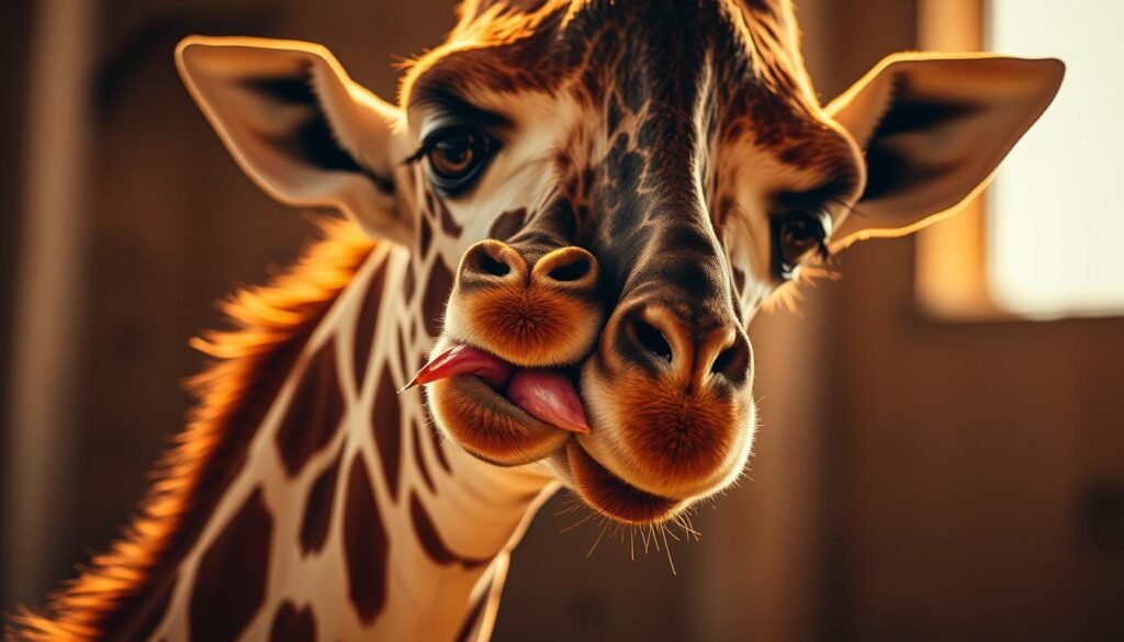Discover Why Giraffes Lick Their Own Bodies