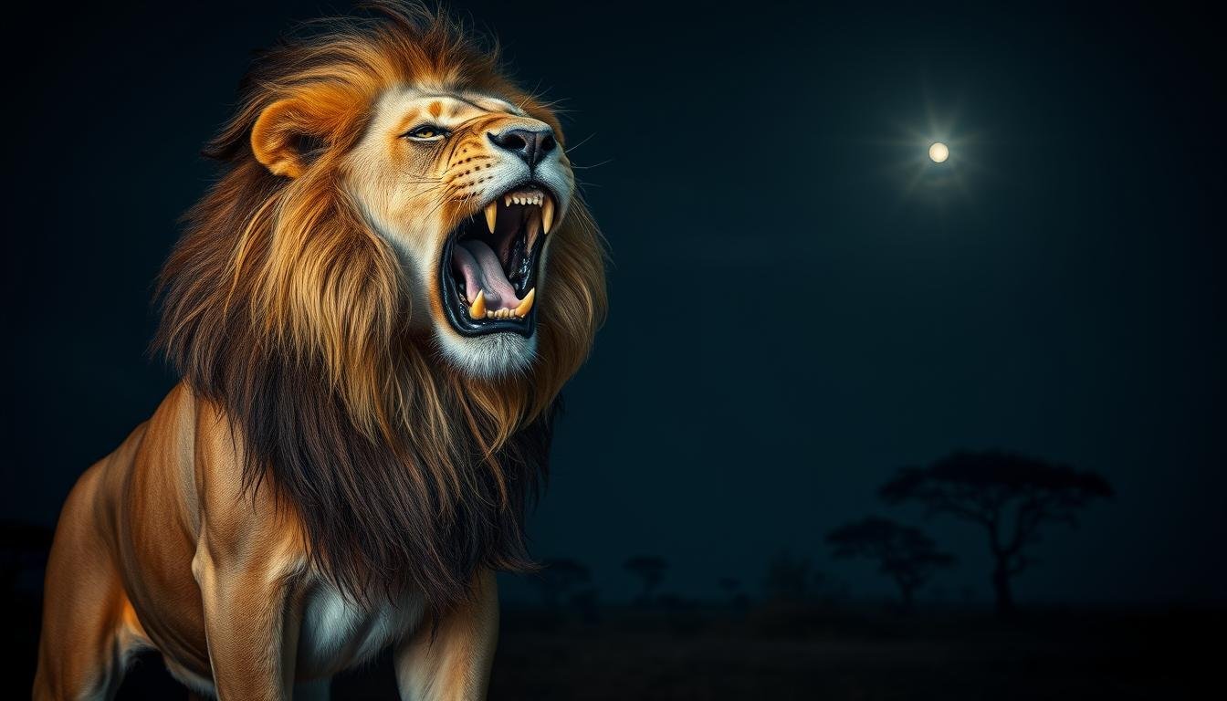Why Do Lions Roar Loudly at Night