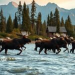Why Moose Swim Across Rivers During Migration