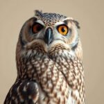 Owls Rotate Their Heads Almost Fully
