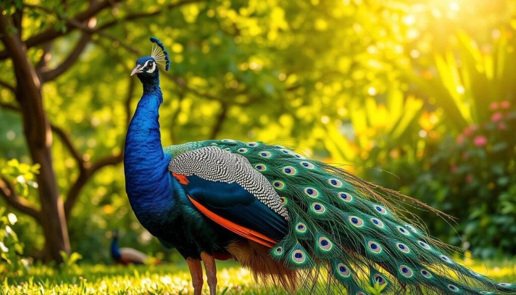 peacock displays